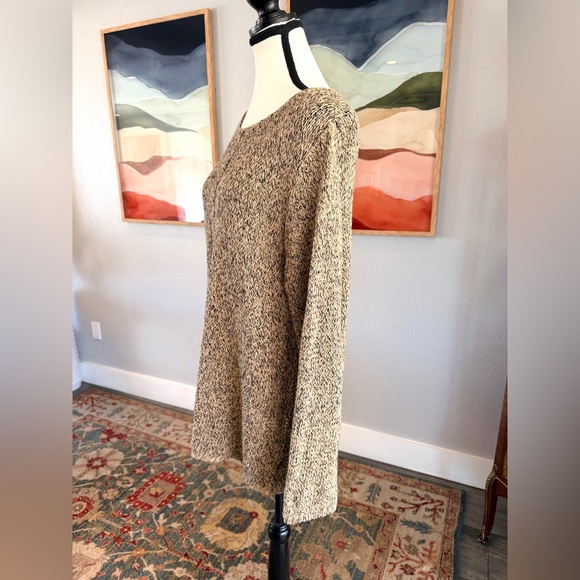 Sigrid Olsen Linen Cotton Beige Sweater - Picture 4 of 8